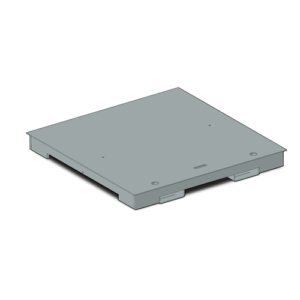 Báscula de piso portátil con placa de base sólida RoughDeck® QC-XP Quick Clean Extreme